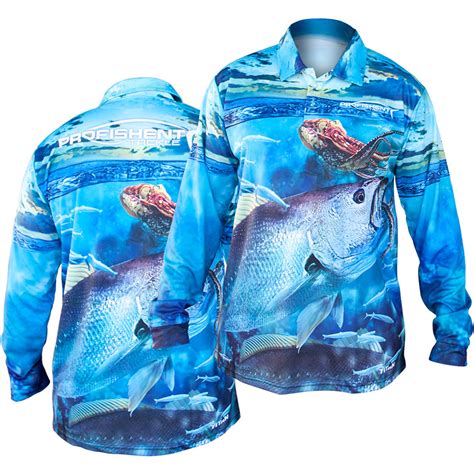 What are fishing shirts made of, and how do they influence the aquatic ecosystem?